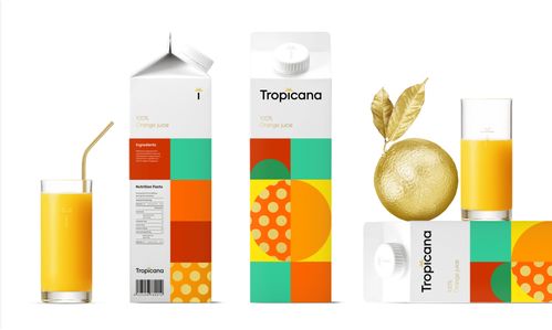 Tropicana 果汁品牌形象設(shè)計(jì) 煥發(fā)活力與自然的視覺藝術(shù)